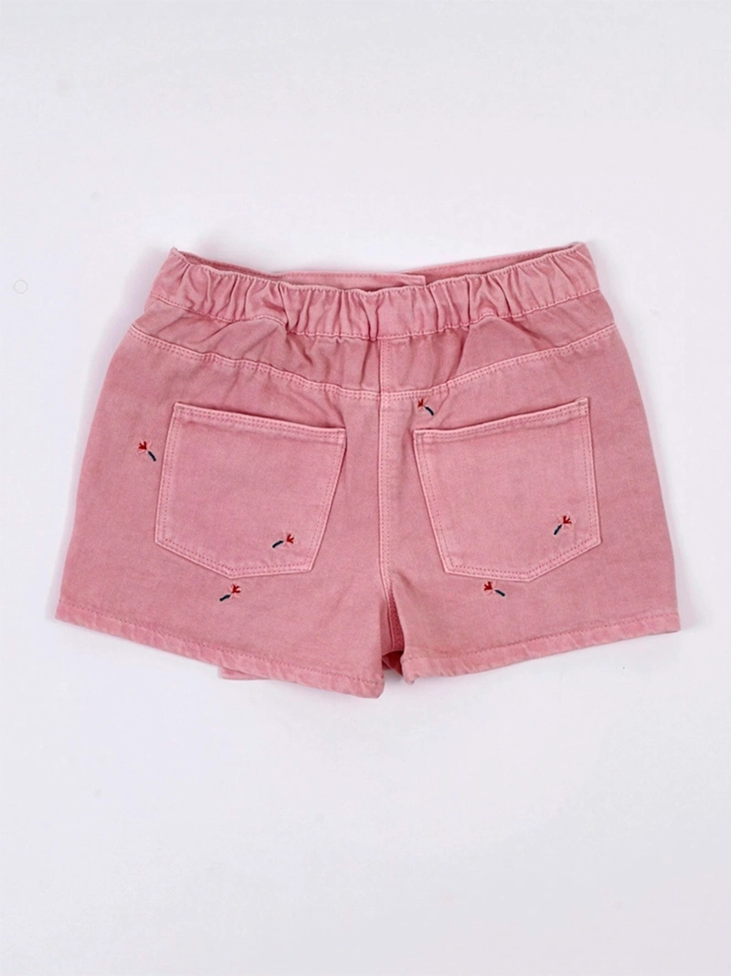 FALDA SHORT NIÑA HARVEST ALGODÓN BORDADA - 4