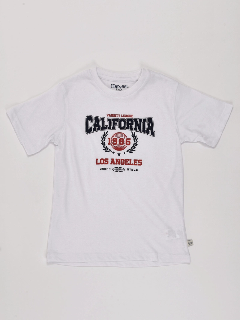 POLERA NIÑO HARVEST MANGA CORTA