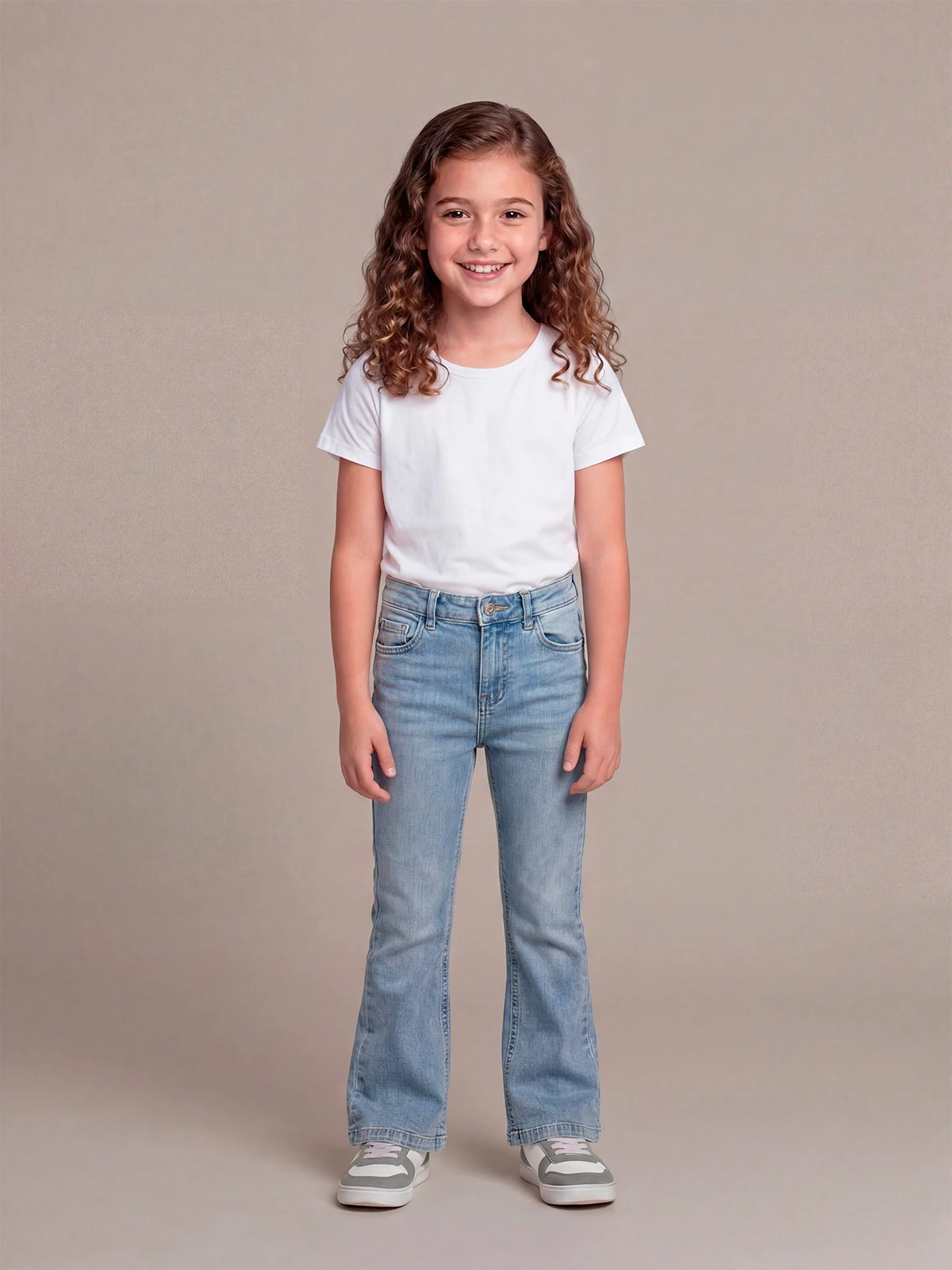 JEANS NIÑA HARVEST ALGODÓN FLARE