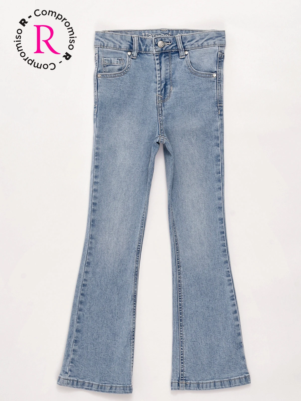JEANS NIÑA HARVEST ALGODÓN FLARE - 3