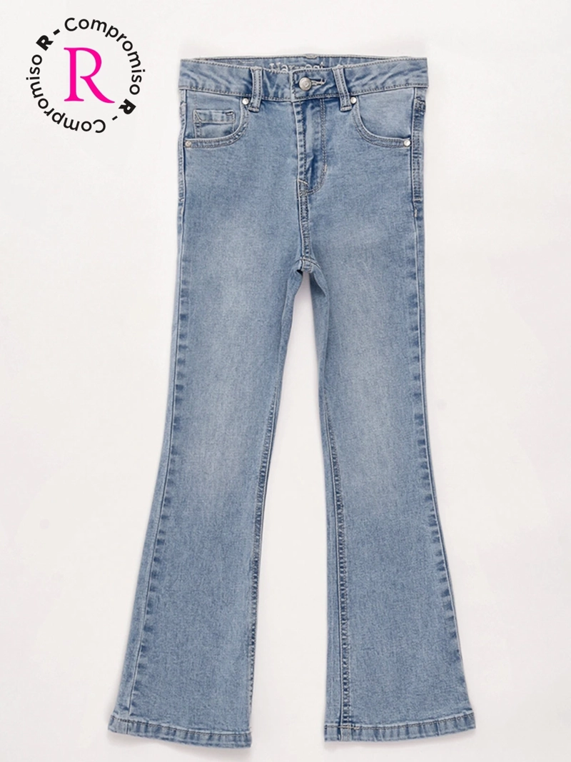 JEANS NIÑA HARVEST ALGODÓN FLARE - 3