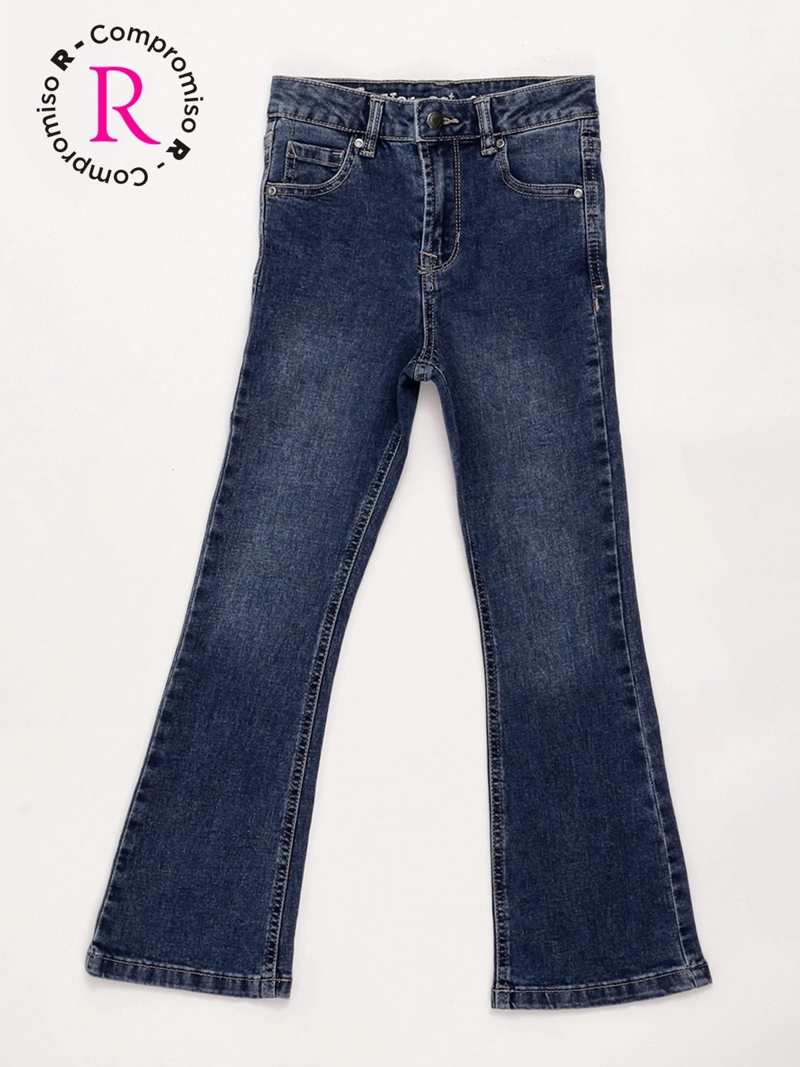 JEANS NIÑA HARVEST ALGODÓN FLARE - 3