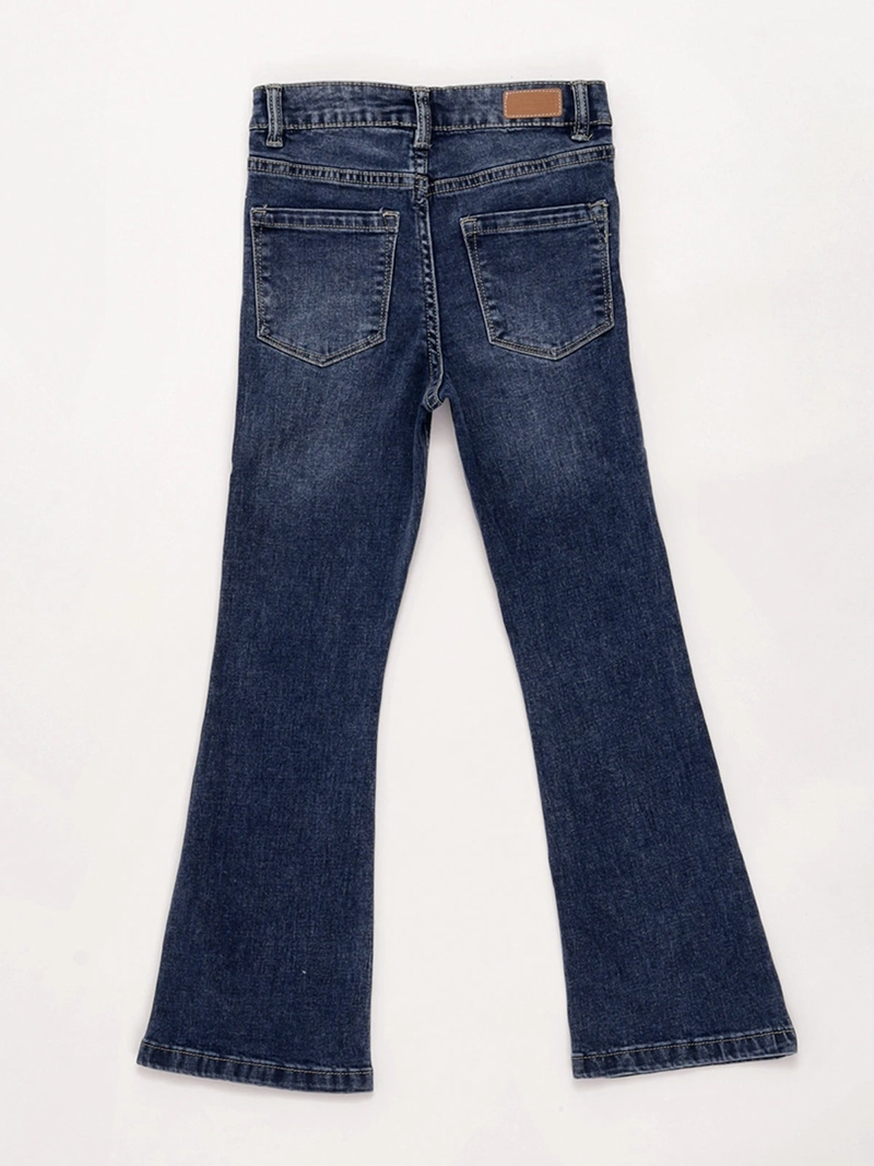 JEANS NIÑA HARVEST ALGODÓN FLARE - 4