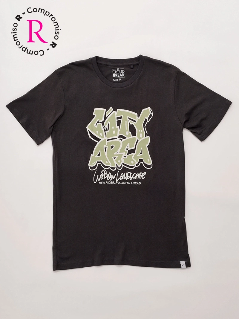 POLERA NIÑO CLOUDBREAK ALGODÓN MANGA CORTA - 3