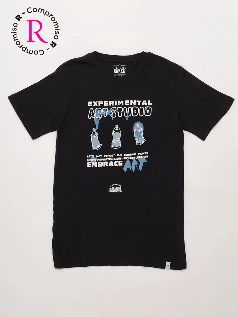POLERA NIÑO CLOUDBREAK ALGODÓN MANGA CORTA - 3