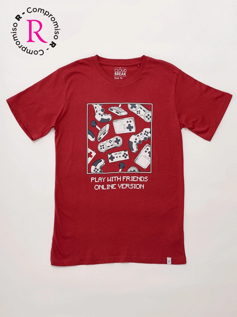 POLERA NIÑO CLOUDBREAK ALGODÓN MANGA CORTA - 3