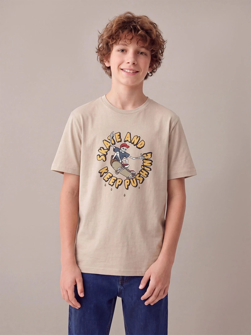 POLERA NIÑO CLOUDBREAK ALGODÓN MANGA CORTA