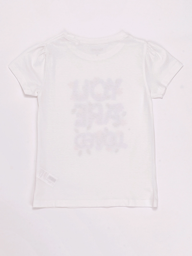 POLERA NIÑA HARVEST ALGODÓN MANGA CORTA PRINT - 2