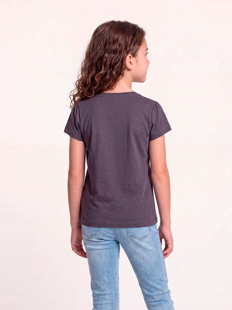 POLERA NIÑA HARVEST ALGODÓN MANGA CORTA PRINT - 2