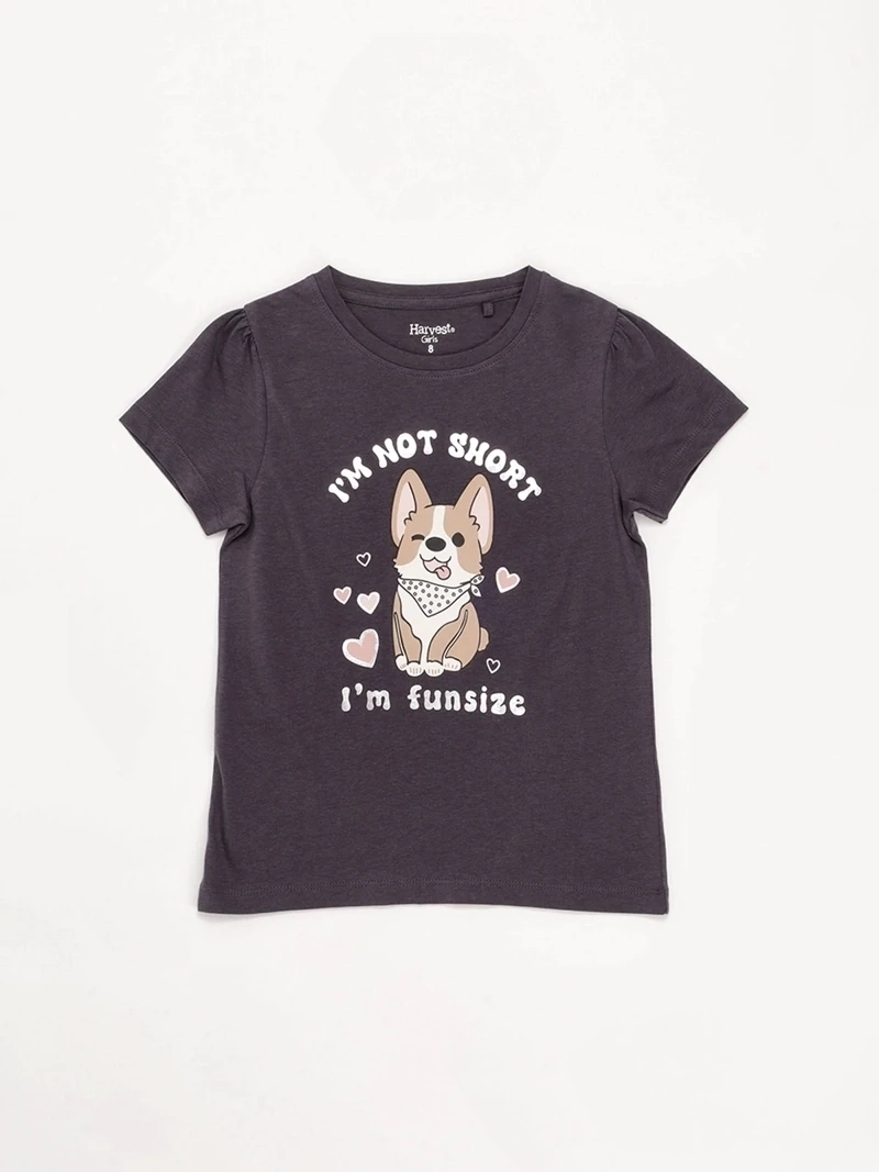 POLERA NIÑA HARVEST ALGODÓN MANGA CORTA PRINT - 3