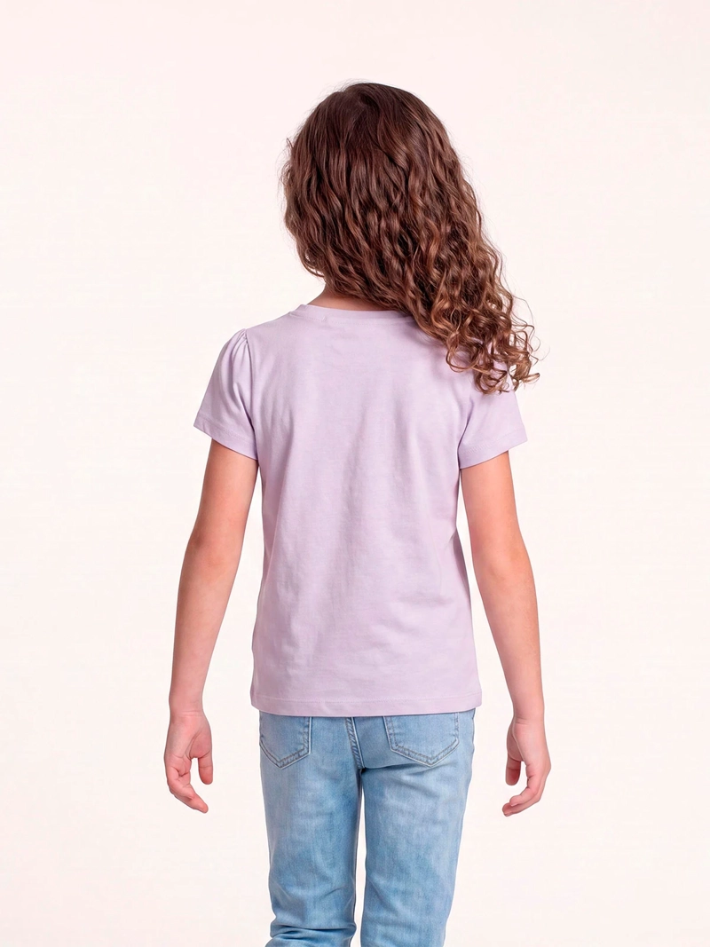 POLERA NIÑA HARVEST ALGODÓN MANGA CORTA PRINT - 2