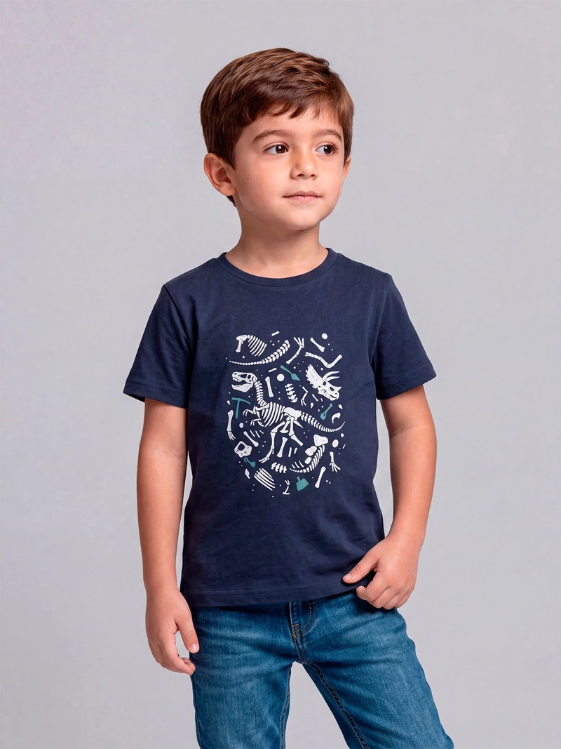 POLERA NIÑO HARVEST MANGA CORTA