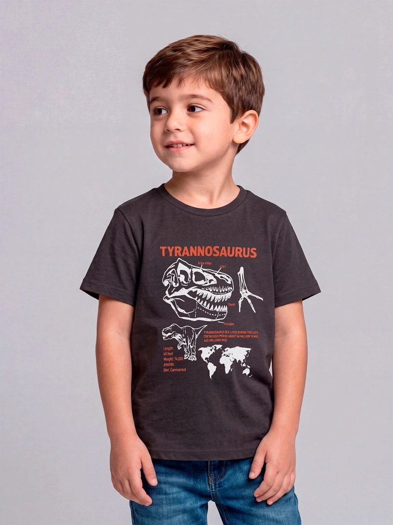 POLERA NIÑO HARVEST MANGA CORTA