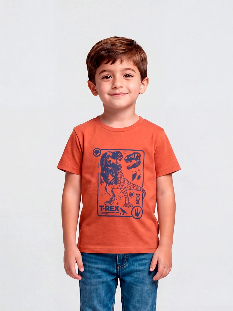 POLERA NIÑO HARVEST MANGA CORTA - 1