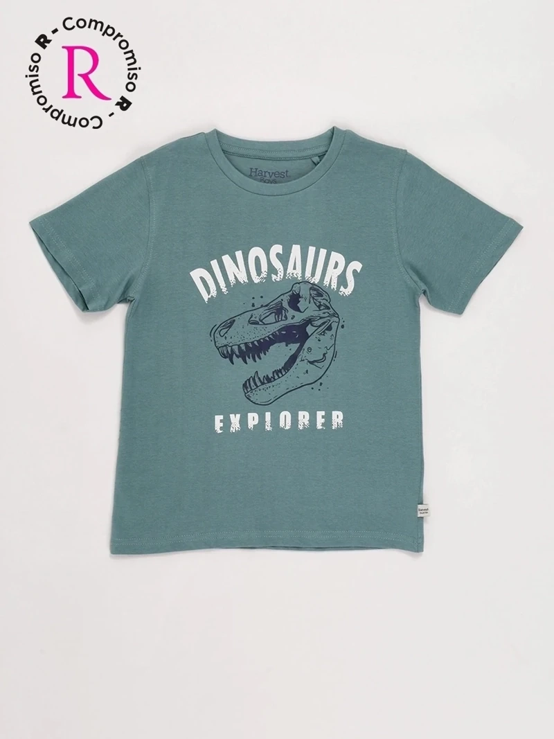 POLERA NIÑO HARVEST MANGA CORTA - 3
