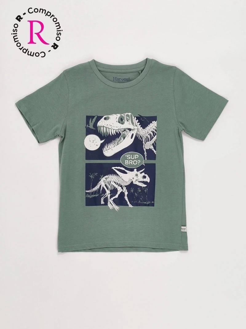 POLERA NIÑO HARVEST MANGA CORTA - 3