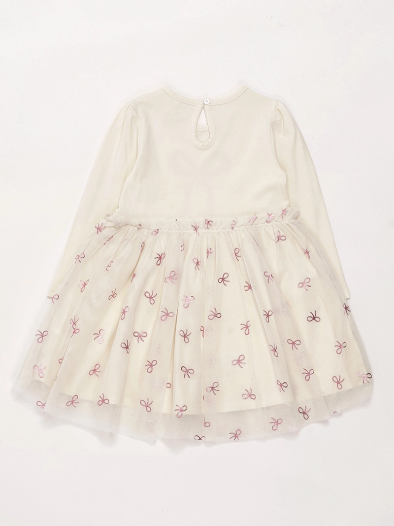 VESTIDO NIÑA BABY HARVEST ALGODÓN TUL BRILLO - 4