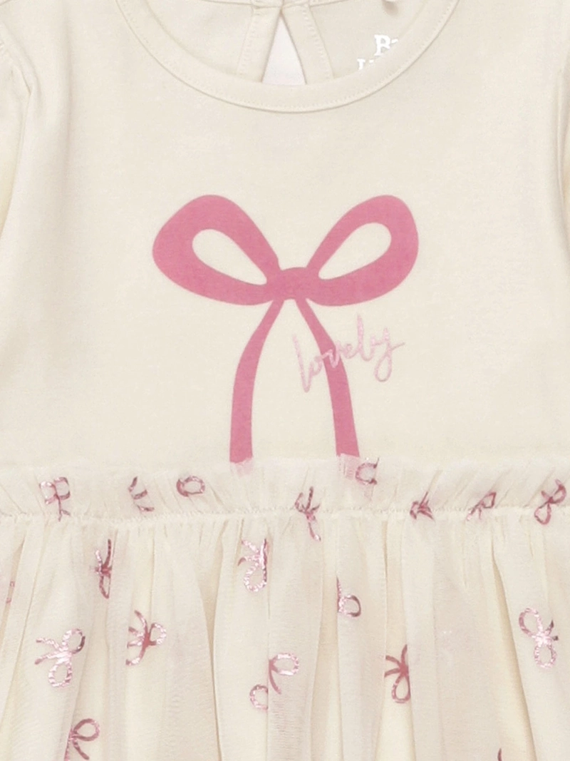 VESTIDO NIÑA BABY HARVEST ALGODÓN TUL BRILLO - 5