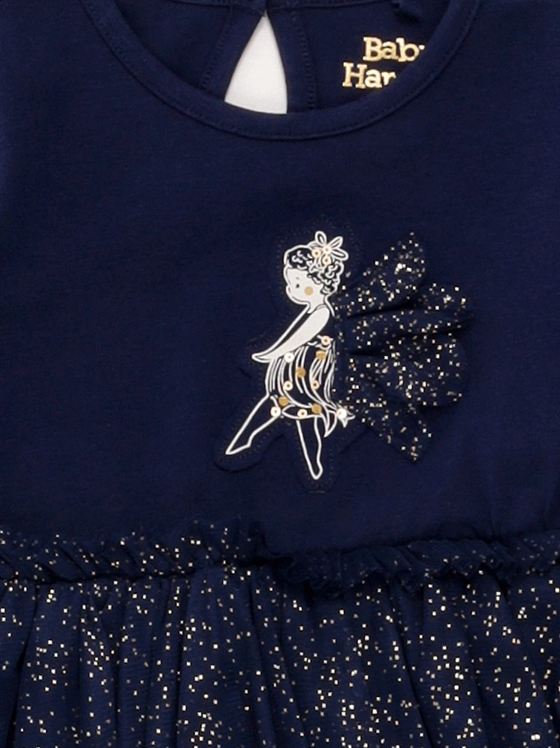 VESTIDO NIÑA BABY HARVEST ALGODÓN TUL BRILLO - 5