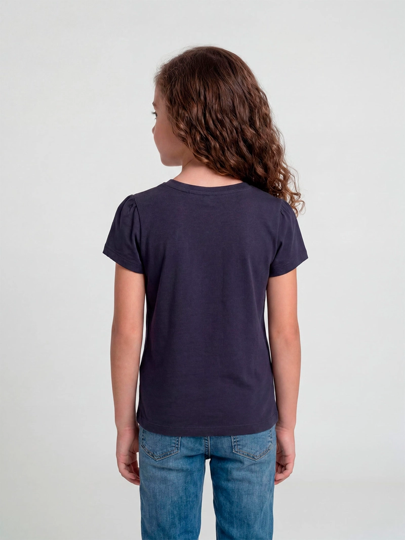 POLERA NIÑA HARVEST ALGODÓN MANGA CORTA PRINT - 2