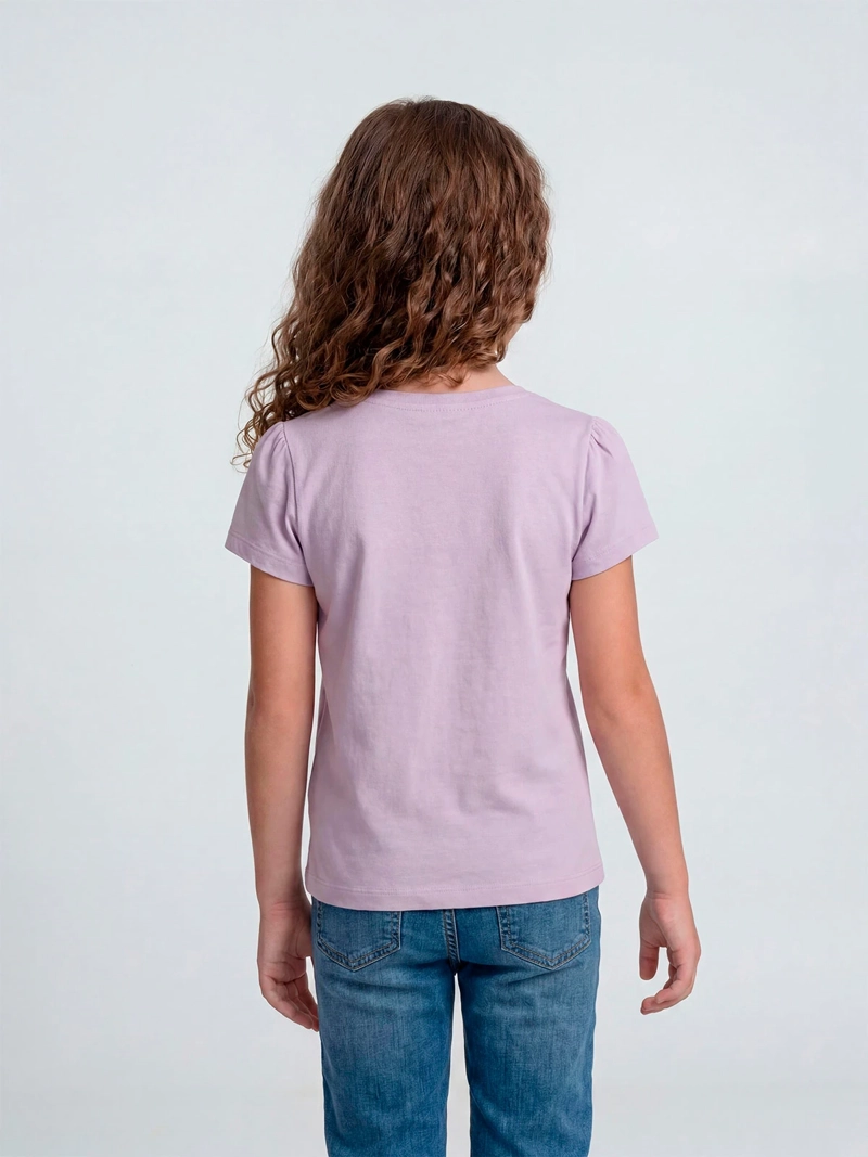 POLERA NIÑA HARVEST ALGODÓN MANGA CORTA PRINT - 2