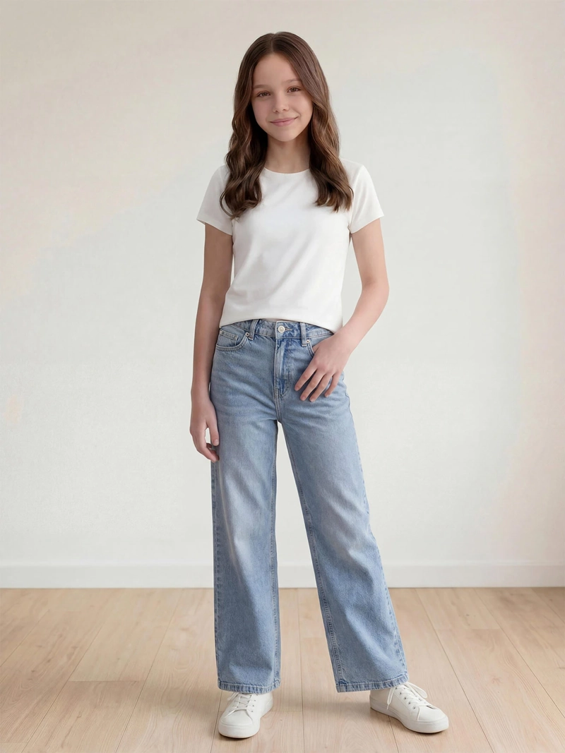 JEANS WIDE FIT NIÑA INDEX TEEN BASIC - 1