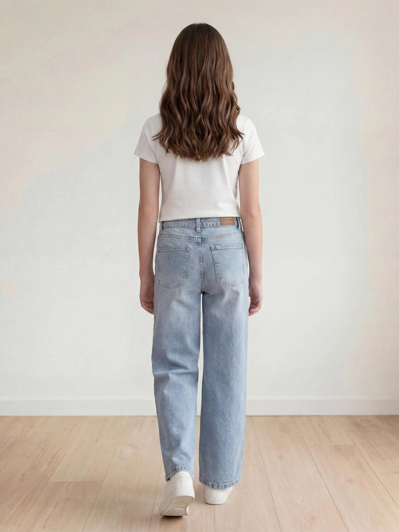 JEANS WIDE FIT NIÑA INDEX TEEN BASIC - 2