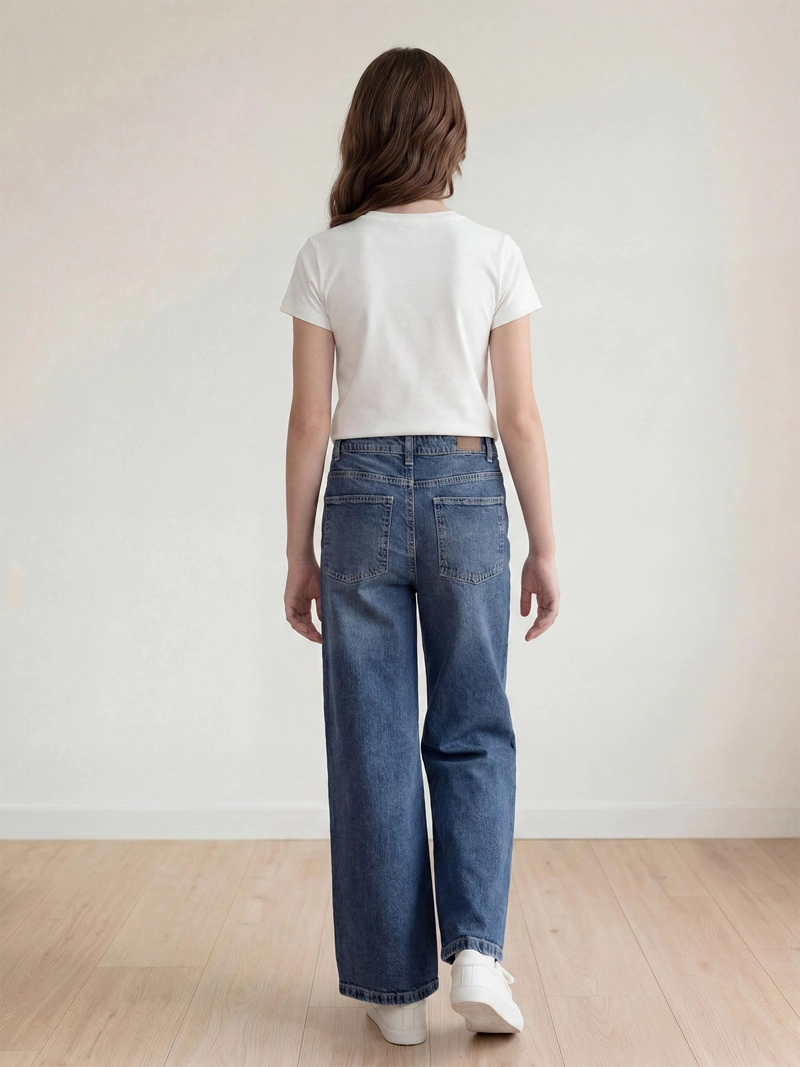 JEANS WIDE FIT NIÑA INDEX TEEN BASIC - 2