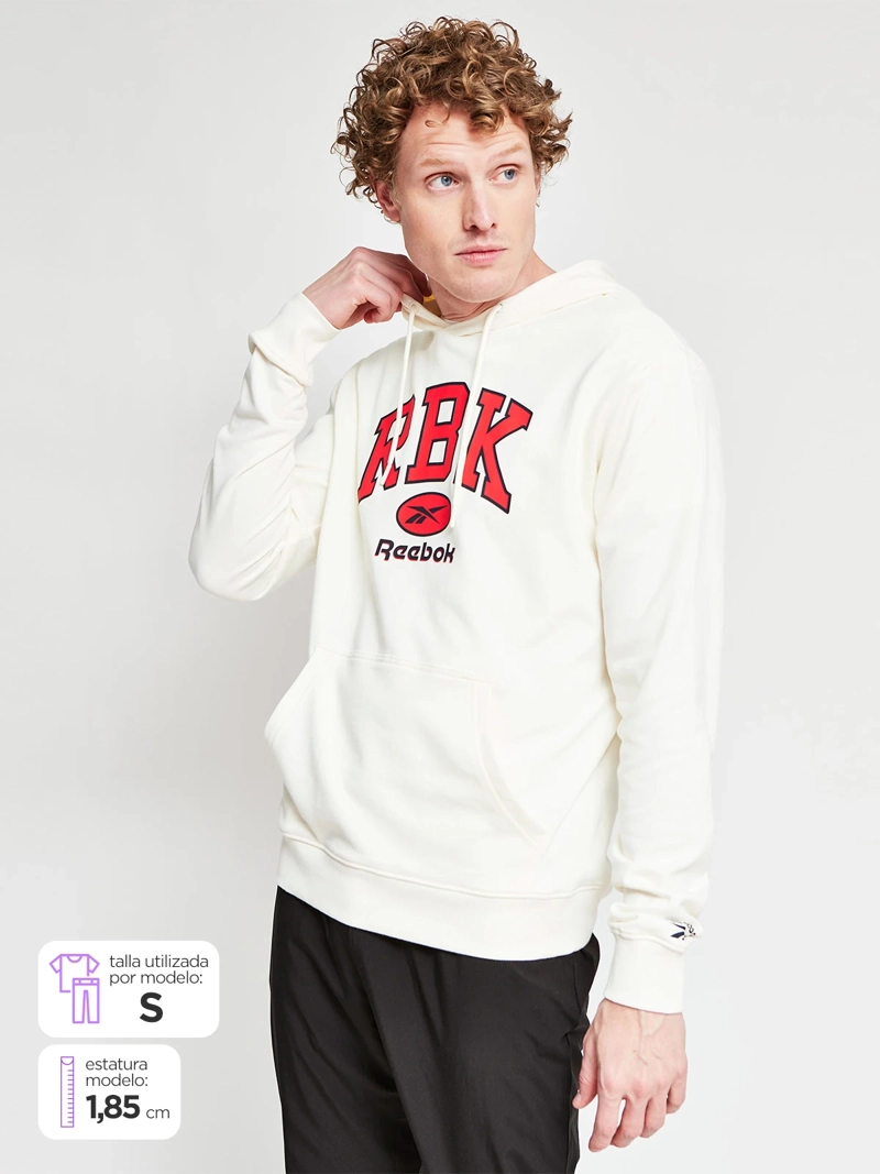 POLERÓN HOMBRE REEBOK COLLEGIATE HOODIE - 1