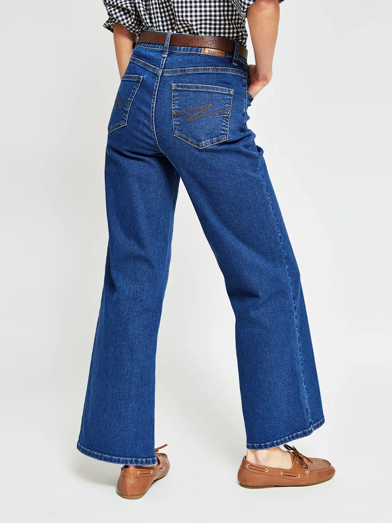 JEANS MUJER REGATTA ALGODÓN WIDE LEG - 3