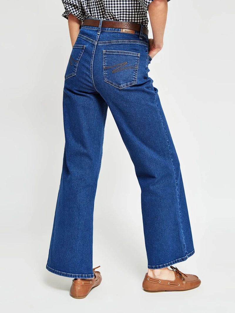 JEANS MUJER REGATTA ALGODÓN WIDE LEG - 3