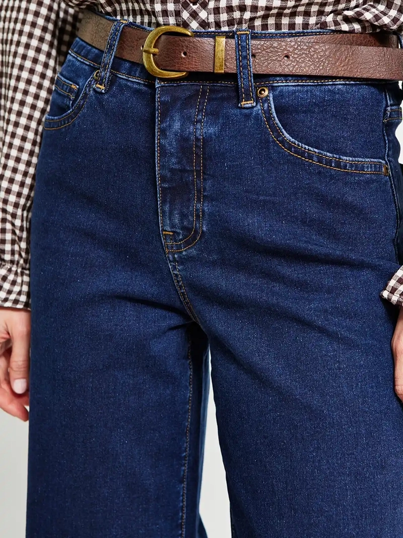JEANS MUJER REGATTA ALGODÓN WIDE LEG - 4
