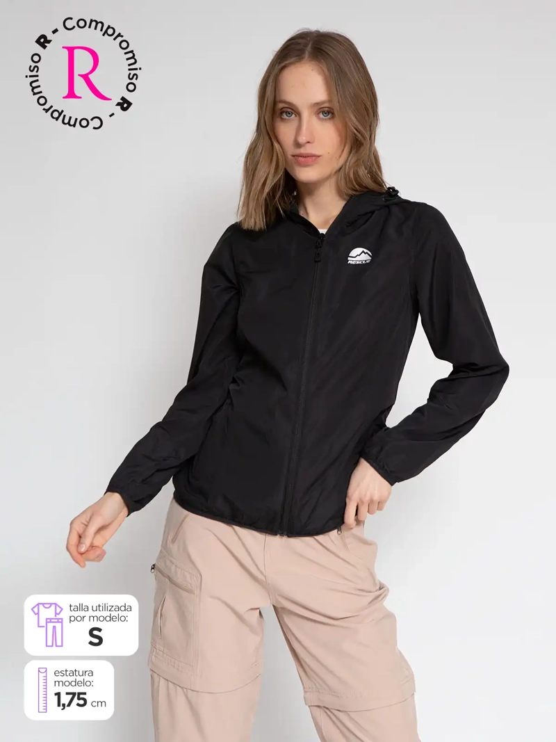 CHAQUETA CORTAVIENTO MUJER RESCUE - 1