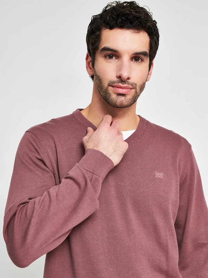 SWEATER HOMBRE REGATTA ALGODÓN CUELLO EN V - 3