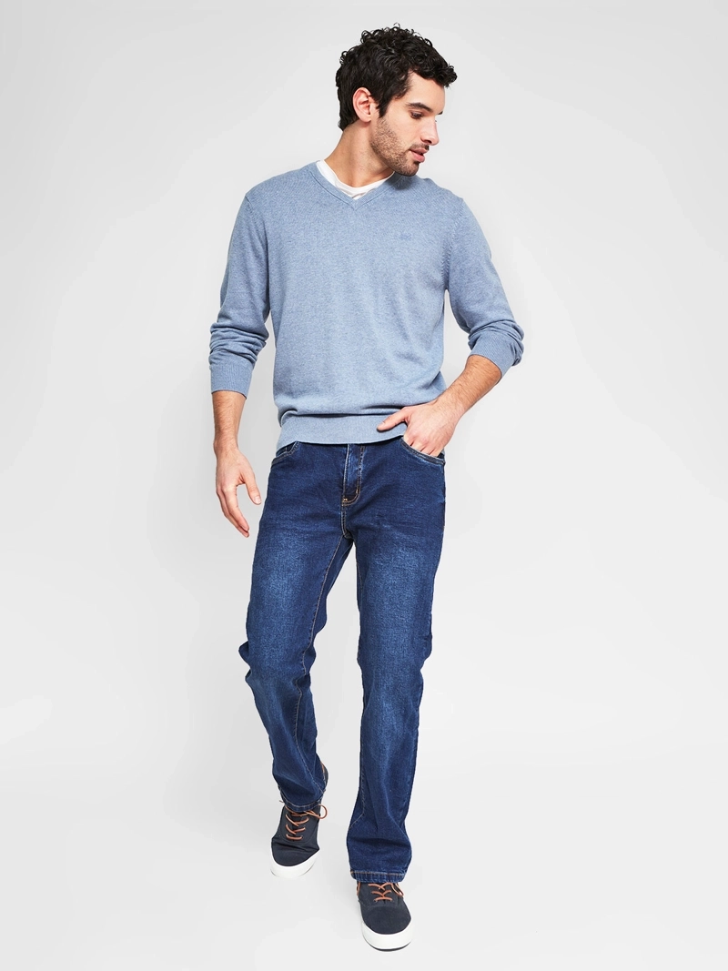 SWEATER HOMBRE REGATTA ALGODÓN CUELLO EN V - 4