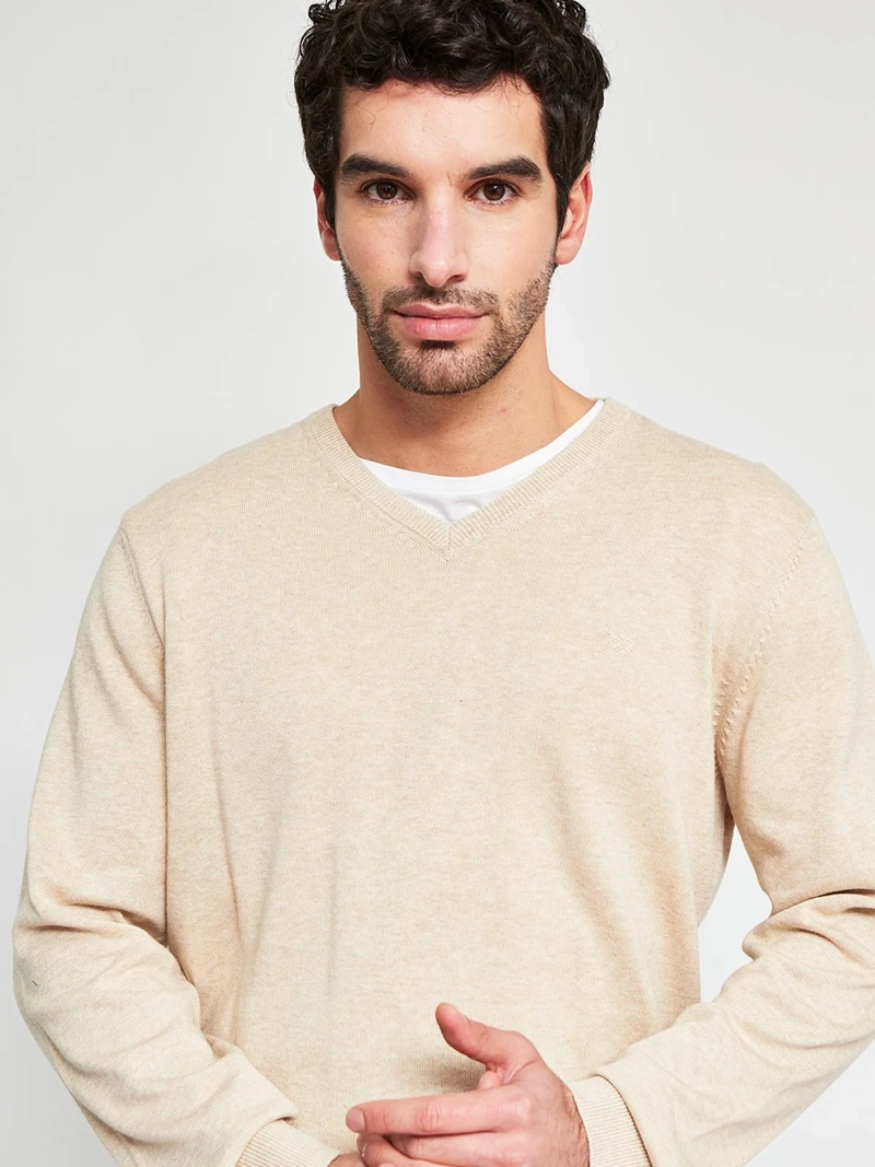 SWEATER HOMBRE REGATTA ALGODÓN CUELLO EN V - 3
