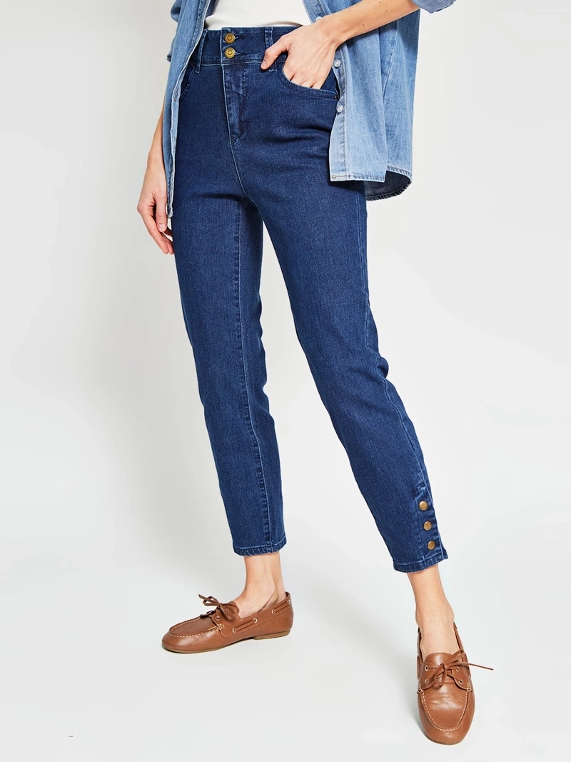 JEANS MUJER AZIZ ALGODÓN REGULAR - 2