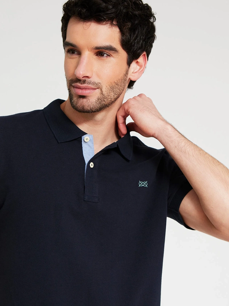 POLERA HOMBRE REGATTA ALGODÓN MANGA CORTA PIQUÉ BÁSICA - 3