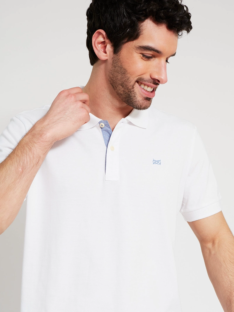 POLERA HOMBRE REGATTA ALGODÓN MANGA CORTA PIQUÉ BÁSICA - 3