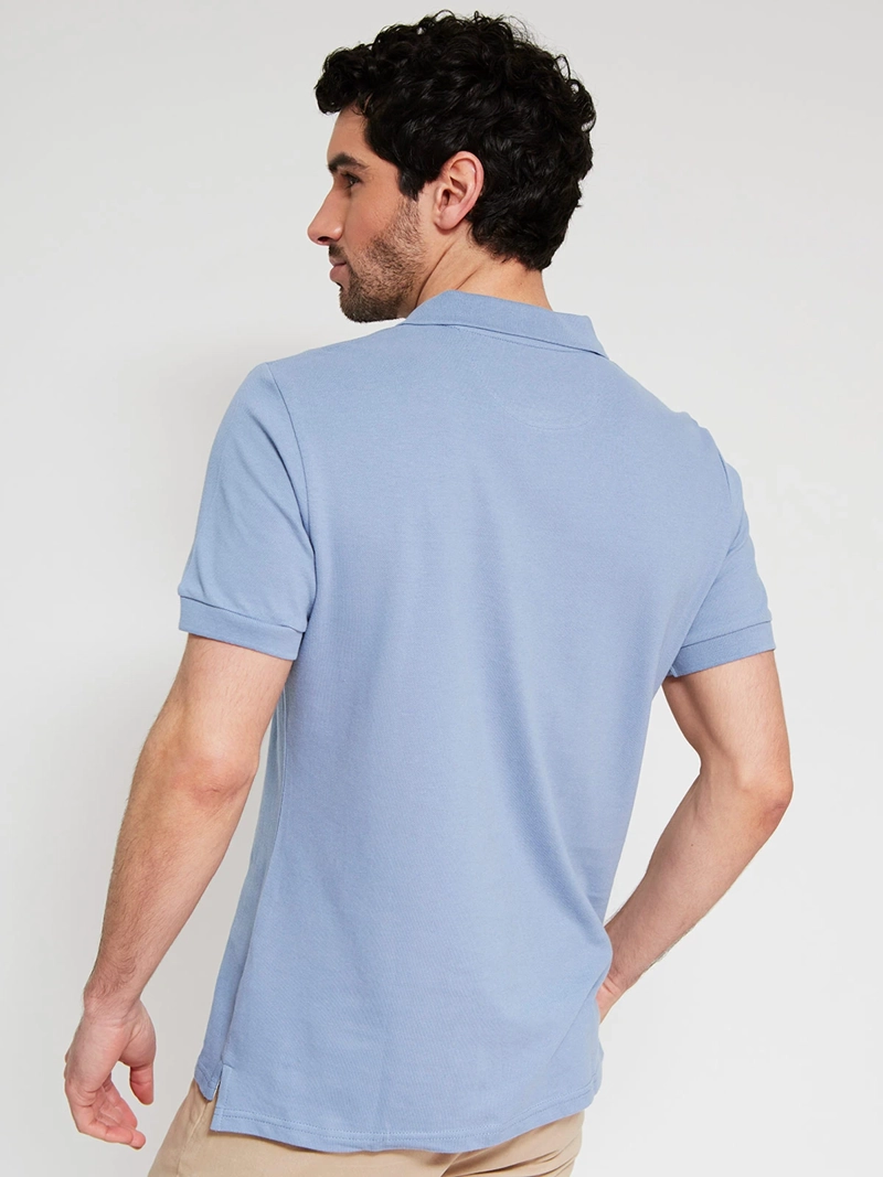 POLERA HOMBRE REGATTA ALGODÓN MANGA CORTA PIQUÉ BÁSICA - 2