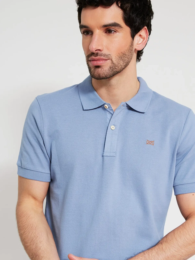 POLERA HOMBRE REGATTA ALGODÓN MANGA CORTA PIQUÉ BÁSICA - 3