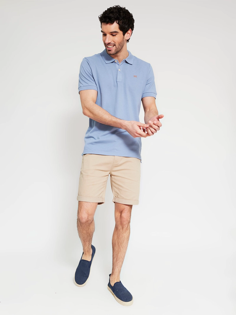 POLERA HOMBRE REGATTA ALGODÓN MANGA CORTA PIQUÉ BÁSICA - 4