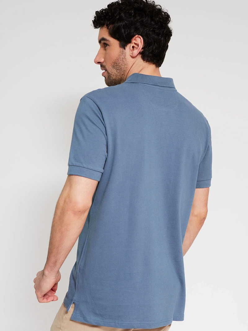 POLERA HOMBRE REGATTA ALGODÓN MANGA CORTA PIQUÉ BÁSICA - 2