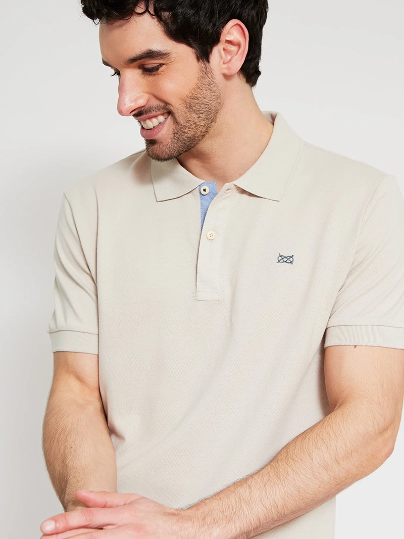 POLERA HOMBRE REGATTA ALGODÓN MANGA CORTA PIQUÉ BÁSICA - 3