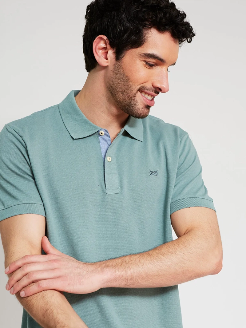 POLERA HOMBRE REGATTA ALGODÓN MANGA CORTA PIQUÉ BÁSICA - 3