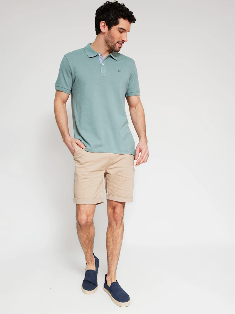 POLERA HOMBRE REGATTA ALGODÓN MANGA CORTA PIQUÉ BÁSICA - 4