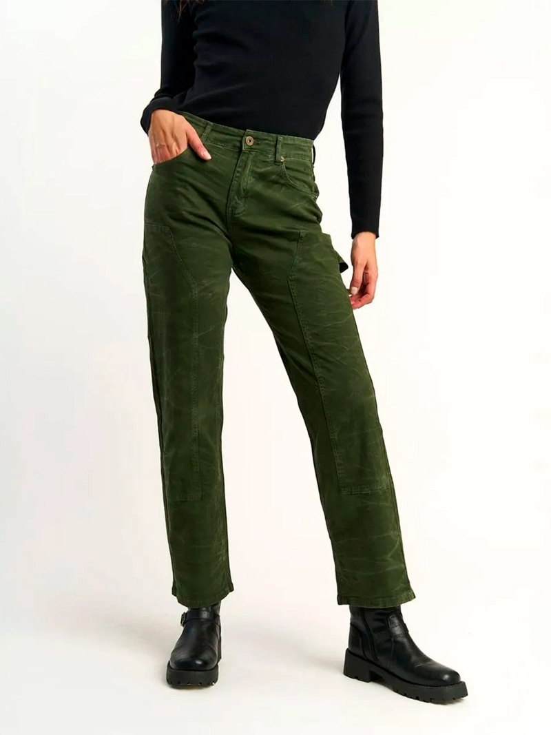 PANTALÓN MUJER ELLUS ALGODÓN  - 2