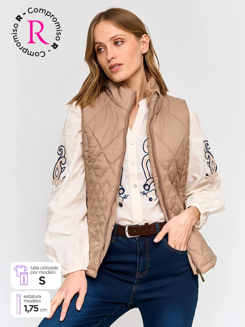 PARKA MUJER AZIZ SIN MANGAS - 1