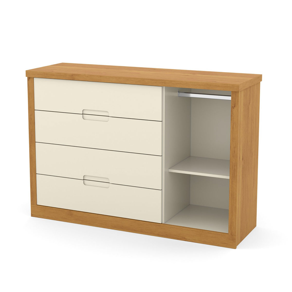 CÓMODA KIDSCOOL TUTTO CON PUERTA BEIGE/CARAMELO - 2