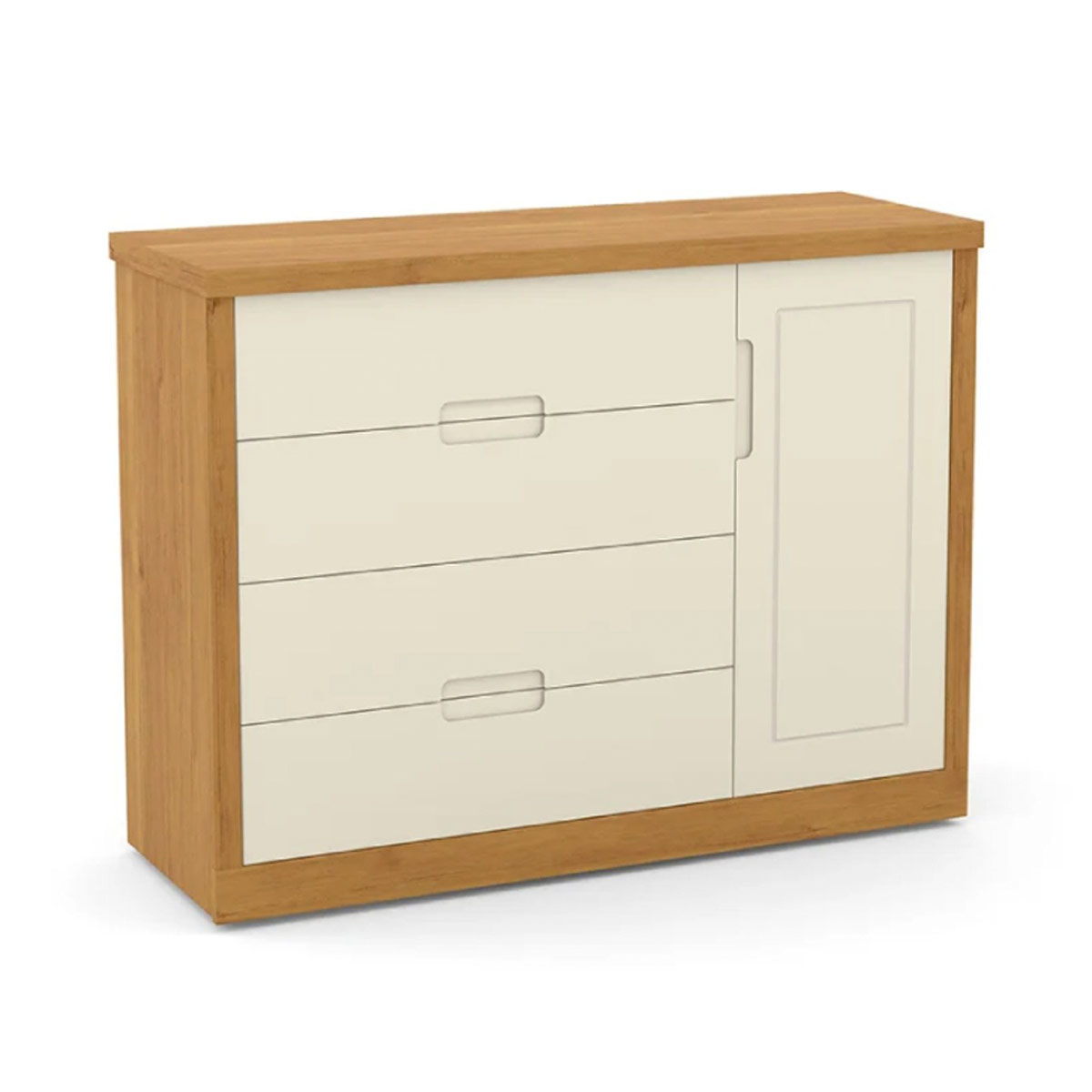 CÓMODA KIDSCOOL TUTTO CON PUERTA BEIGE/CARAMELO - 3